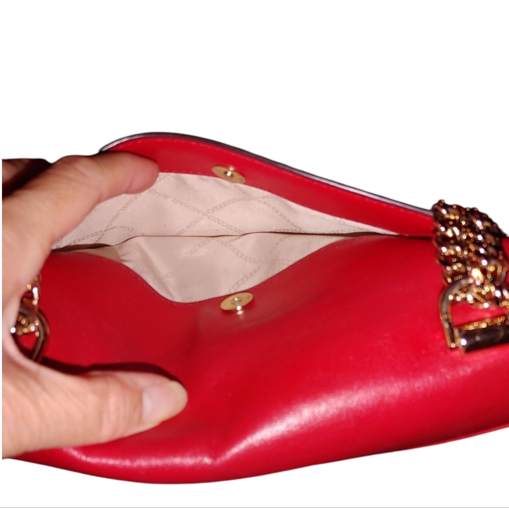 Michael Kors Whitney Red Leather Bag - Picture 6 of 16